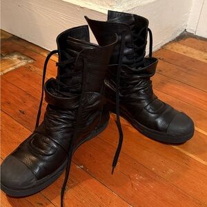 Stylish Black Women's Combat Boots